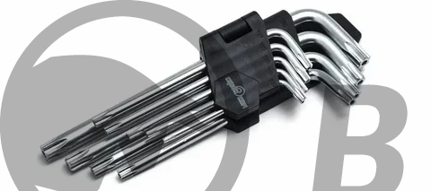 Набор звездочек TORX T10-T50 BisontoolsTools корот